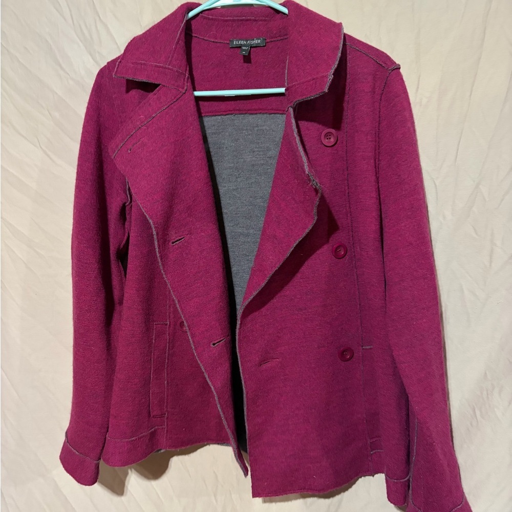 Eileen fisher wool blend cardigan